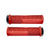 Lock-On Grips Peaty's Peatys Mushroom Thin Lock-On Grips Pair Red Brown