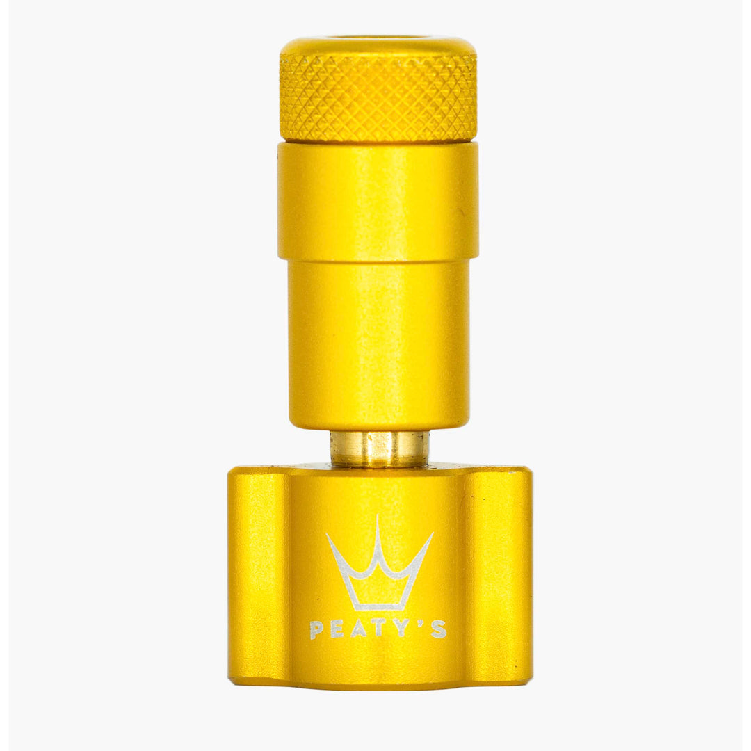 CO2 Inflators/Cartridges Peaty's Peatys Holeshot CO2 Inflator Head Gold Snow