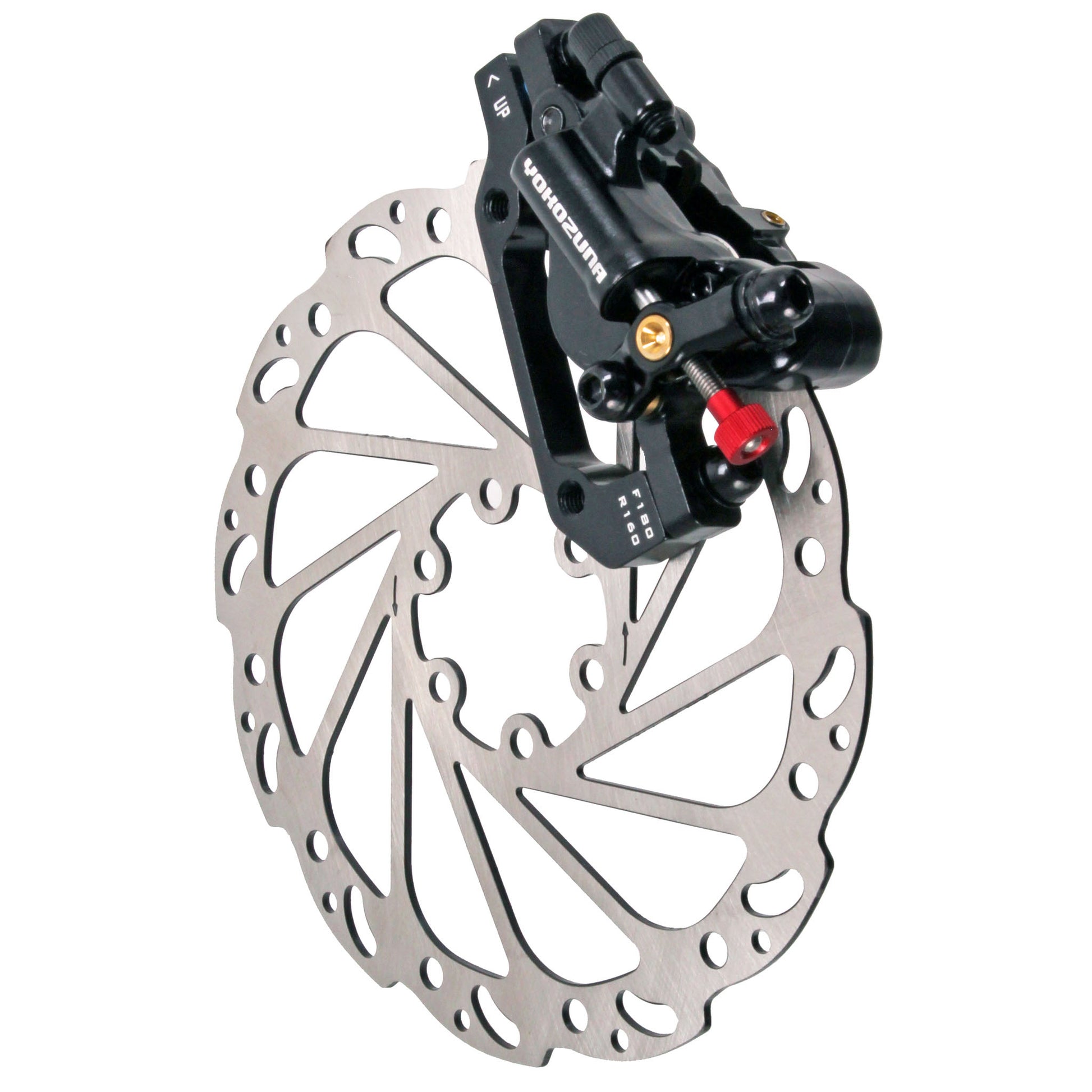 Disc Brake & Lever Yokozuna Yokozuna Road Motoko Rear Disc Brake 74mm/160mm - Black Dark Slate Gray