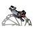 Disc Brake & Lever Yokozuna Yokozuna Road Motoko Front Disc Brake Flat/160mm - Silver Light Slate Gray