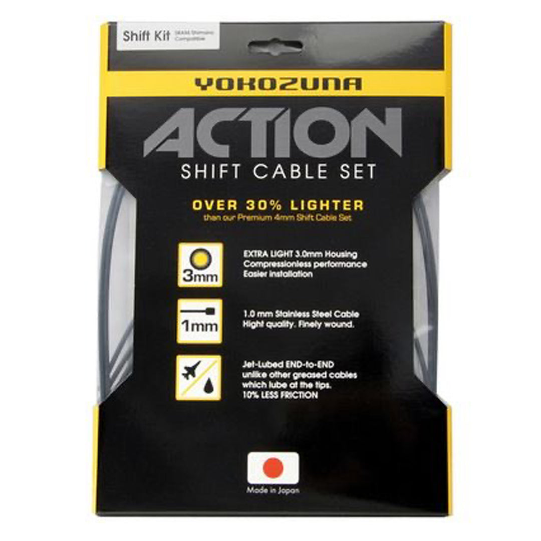 Cables and Housing Yokozuna Yokozuna Action 2x Cable/Housing Kit 3mm/1mm F and R Set Pale Goldenrod