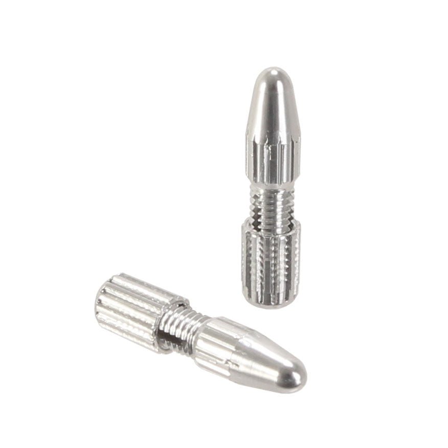 Cables and Housing Yokozuna Yokozuna Crimp-Free Locking Cable Tip Brake - Silver Pr Light Gray