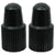 Tube Care Yokozuna Yokozuna Alloy Valve Cap Presta Black - Pair Black
