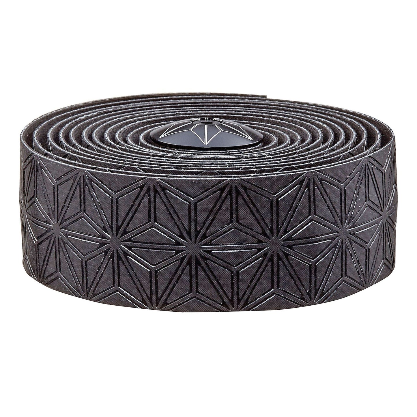 Bar Tape Supacaz Supacaz Super Sticky Kush Handlebar Tape Black w/Blk Plugs Dark Slate Gray