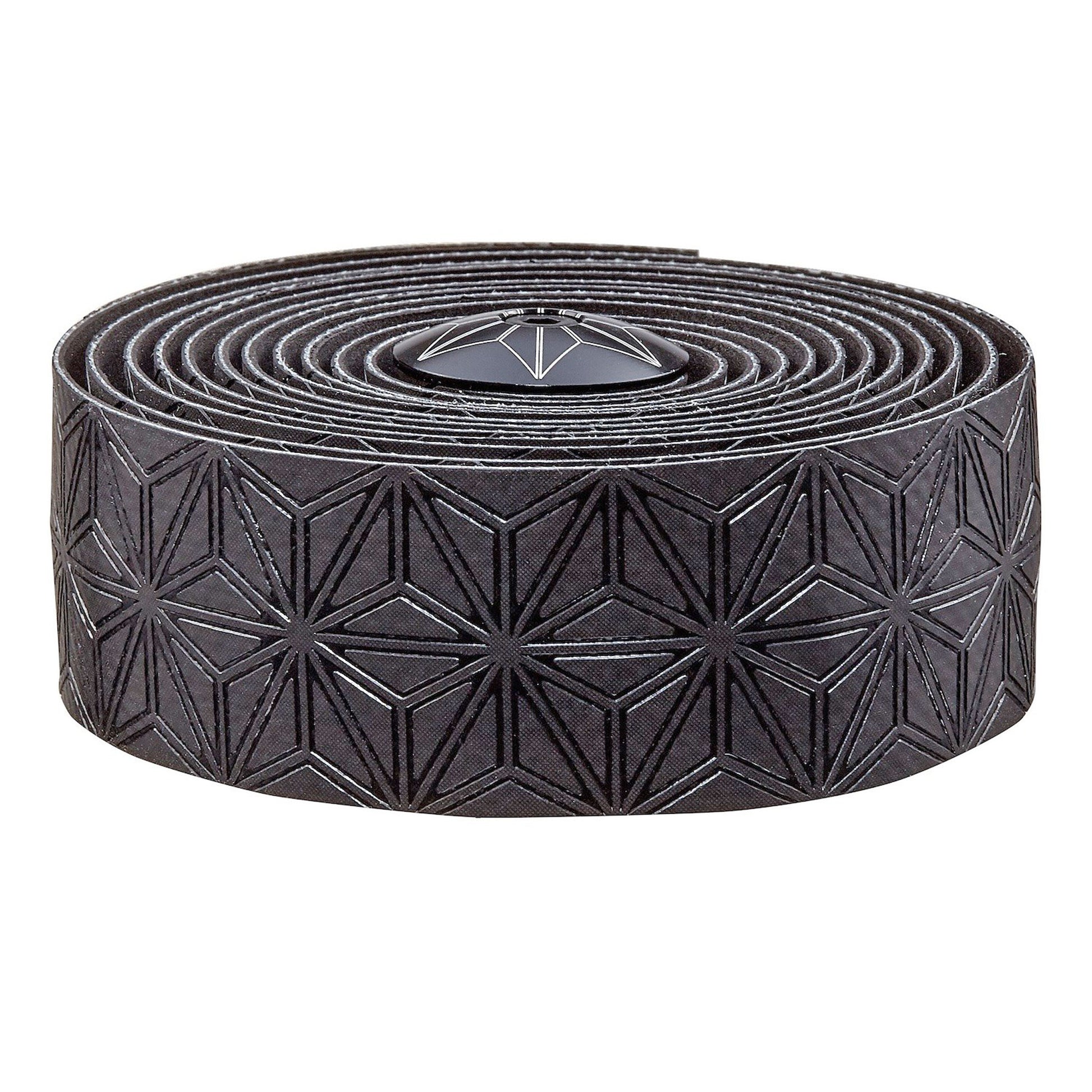 Bar Tape Supacaz Supacaz Super Sticky Kush Handlebar Tape Black w/Blk Plugs Dark Slate Gray
