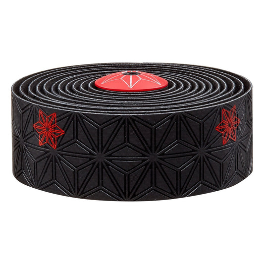 Bar Tape Supacaz Supacaz Super Sticky Kush Bar Tape Galaxy Blk w/Red Black
