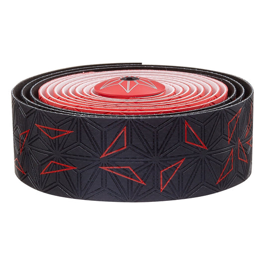 Bar Tape Supacaz Supacaz Super Sticky Kush Bar Tape Starfade Red/Black Dark Salmon