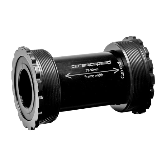 Bottom Brackets CeramicSpeed CeramicSpeed T47/86 Bottom Bracket - SRAM DUB Road Black Dark Gray