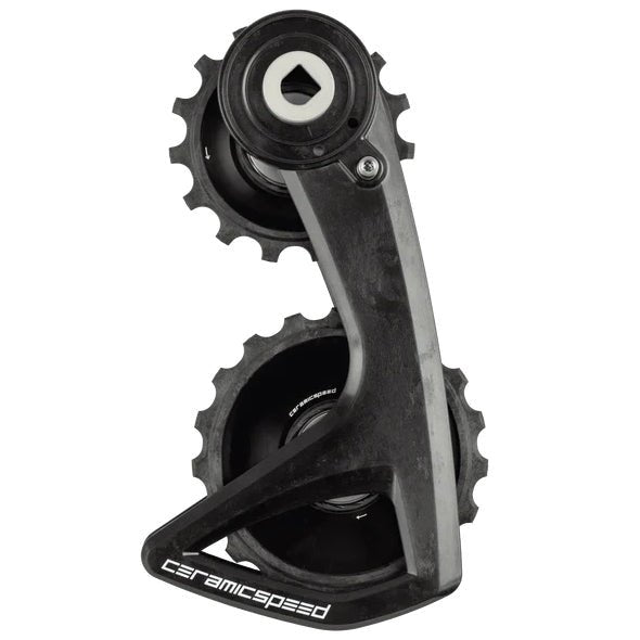 Cage Assembly CeramicSpeed CeramicSpeed OSPW RS Alpha Pulley Wheel System SRAM Red/Force AXS - ALPHA Aluminum Pulley Carbon Cage BLK Dark Slate Gray