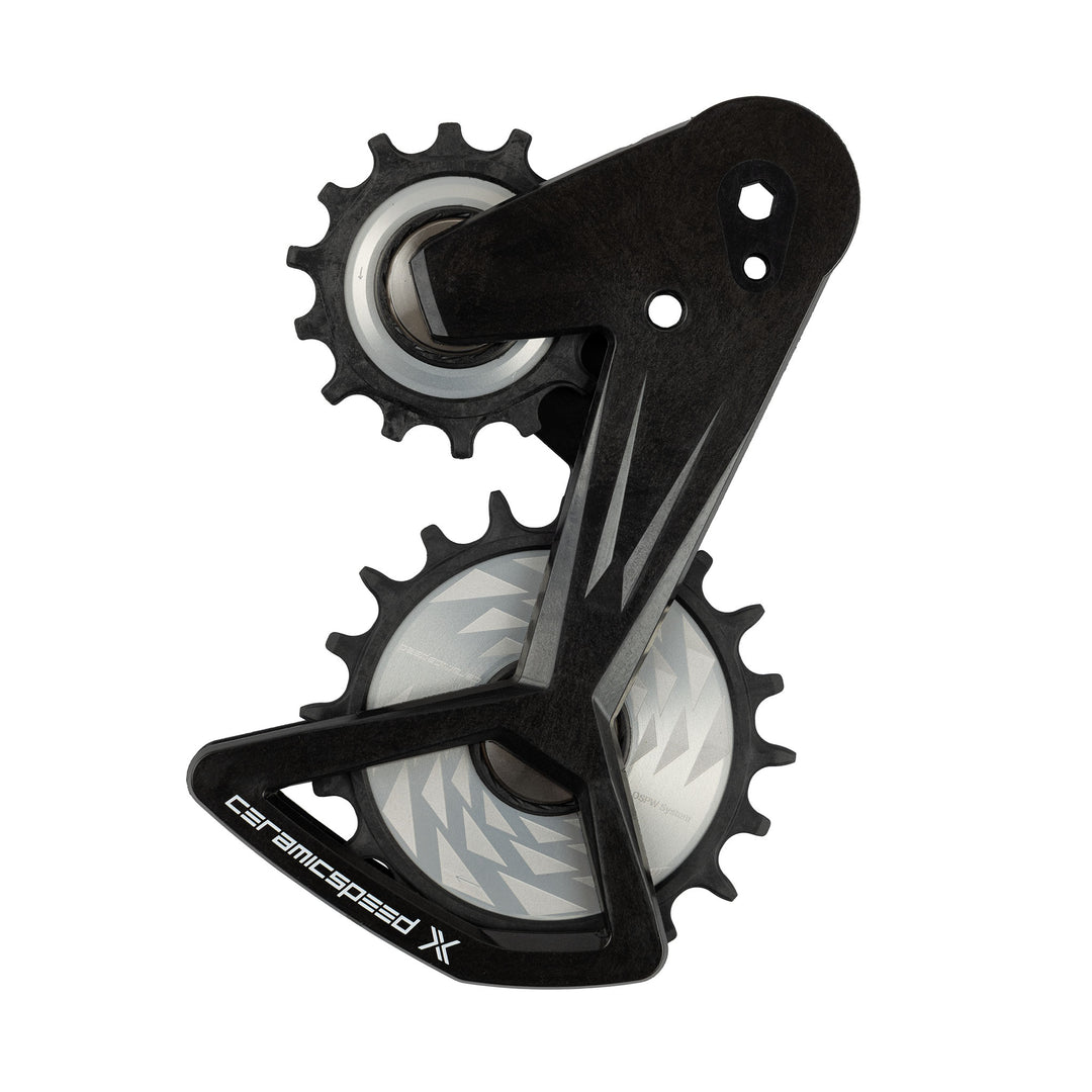 Derailleur Parts CeramicSpeed CeramicSpeed OSPW X SRAM Red XPLR E1 Silver Gray